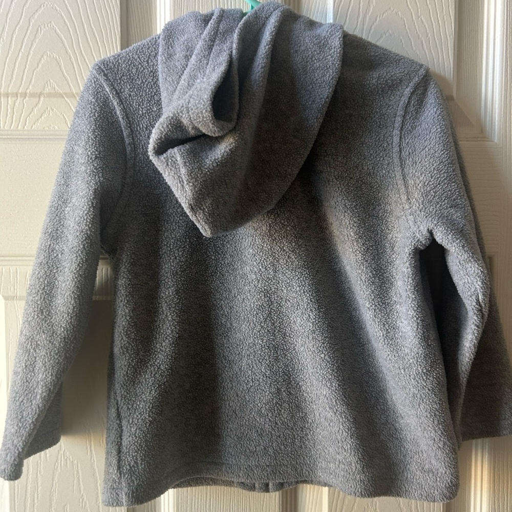 Old Navy Kids Gray Zip-Up Hoodie - Picture 3 of 4